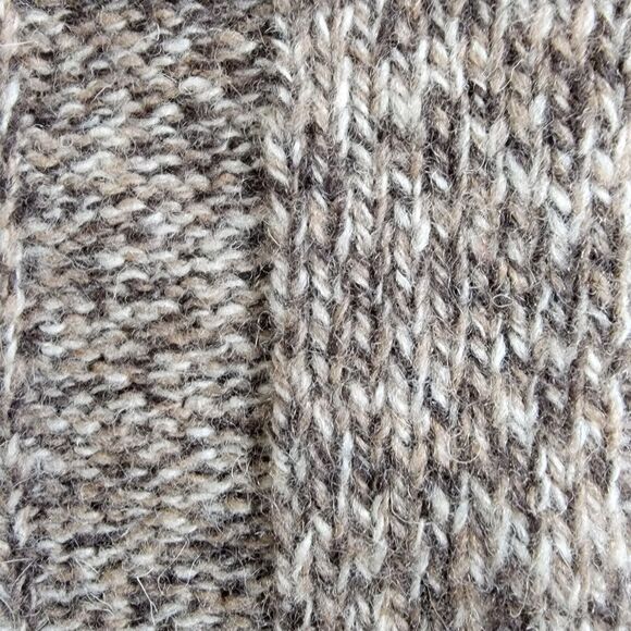 Jos A Bank Wool Blend V-neck Shawl Collar Grandpa Cardigan Suede Elbow Patches L - Picture 11 of 16